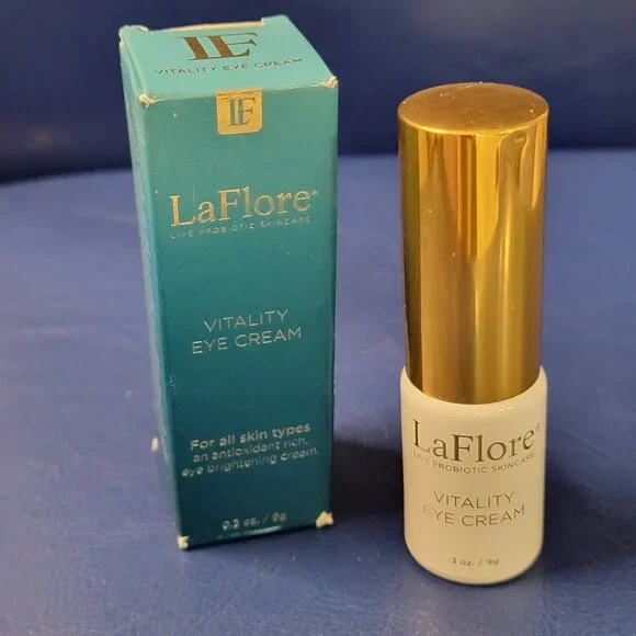 LaFlore Vitality Eye Cream Live Probiotic Skincare RARE Find - Picture 2 of 15
